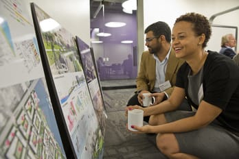 2014 Hines jurors Gaurav Srivastava (left) and Anyeley Halova