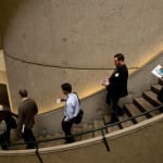 Attendees of the ULI Building Healthy Places Conference were encouraged to use stairs instead of elevators.