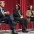 Mayor Marilyn Strickland (center) and 2009-2010 Daniel Rose Fellowship alumni Mayor R T Rybak of Minneapolis (left) were two of the many speakers at the ULI Rose Center Mayors' Forum during the 2013 Fall Meeting in Chicago. Shelly Poticha, Director, NRDC's Urban Solutions (right) moderated one of two sessions about policy efforts to support city development in the new economy.