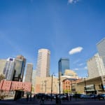 Denver skyline. Photographed during the Housing Opportunity 2014 conference.