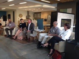 Panelists at ULI Colorado's Salon on Building Healthy Places discuss links between real estate and health.