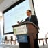 Henry Cisneros delivers the keynote address at the third annual WalkUPs Conference. (Photo by Michael J. Yourishin, Prince George's County)