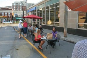 ULI Toronto created a pop-cafe on John Street in Weston Village.