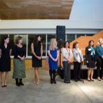 Women’s Leadership Initiative scholarship winners are announced during the WLI reception at the Signature Theater in New York City, on Monday, October 20, 2014.