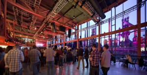 The interior of the ArtsQuest Center, a flexible building designed to showcase the performing arts and other cultural events. (Paul Warchol, courtesy of Spillman Farmer Architects)