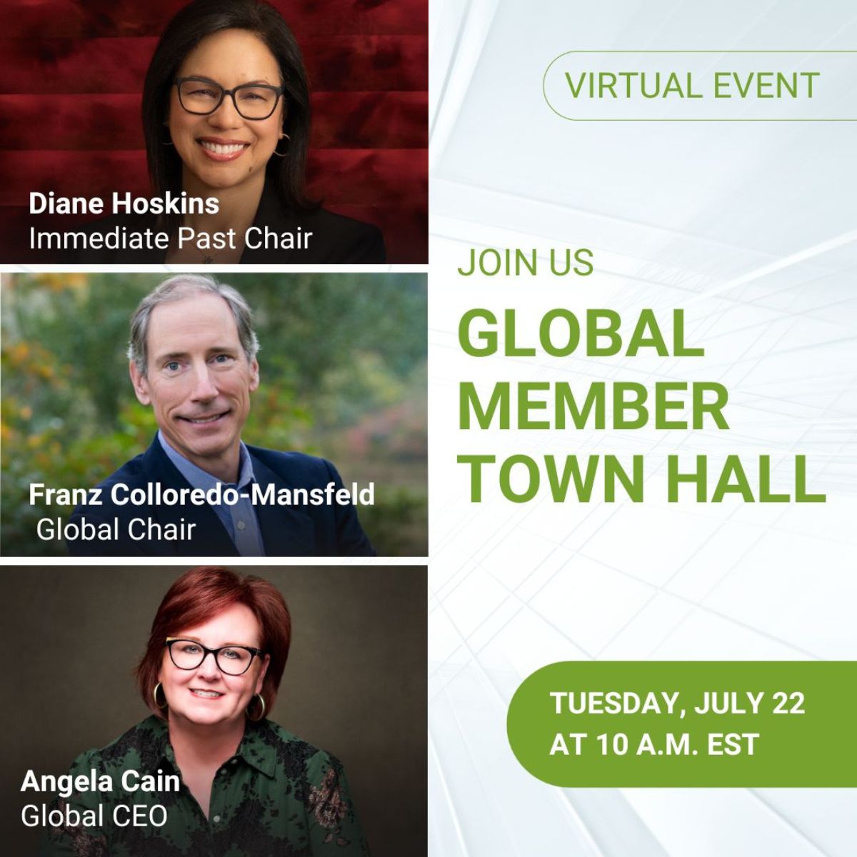 Attend the Virtual ULI Global Member Town Hall